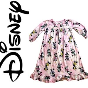 NWT Disney Minnie Mouse Dress Up Granny Nightgown Pajamas 2T